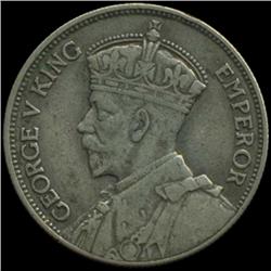 1935 New Zealand Florin George V High Grade (COI-6976)