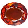 50.64ct Scintillating Orange Oval Cut Citrine (GEM-23125)