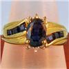 2ct Sapphire & Diamond Ladies 10k Gold Ring (JEW-1423)