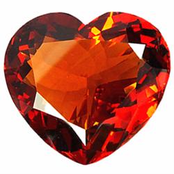 50.14ct Orange Citrine Heart Cut Gemstone (GEM-22894)