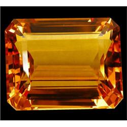 40.20ct Astonishing Yellow Citrine Emerald Cut (GEM-23607)