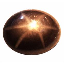 2.66ct Opaque Oval Cabochon Black Star Sapphire Natural  (GEM-23247)