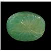4.26ct. Stunning Green Beautiful Natural Carved Emerald  (GEM-22035)
