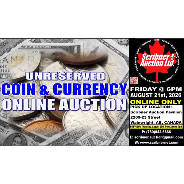 COIN & CURRENCY AUCTION : INCREDIBLE NUMISMATIC COLLECTION