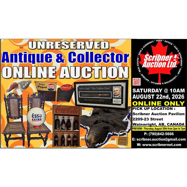 ANTIQUE & COLLECTOR AUCTION ~ ALL CATEGORIES !