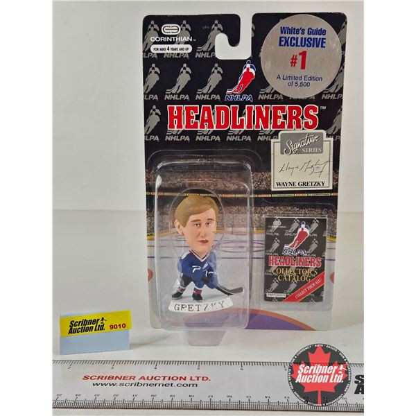 Headliners Signature Series Figure : #1 Wayne Gretzky - Oilers (Corinthian 1996)