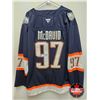 Image 1 : Autographed Hockey Jersey : Connor McDavid - Oilers (Size 52) (Certified KB Authentics)