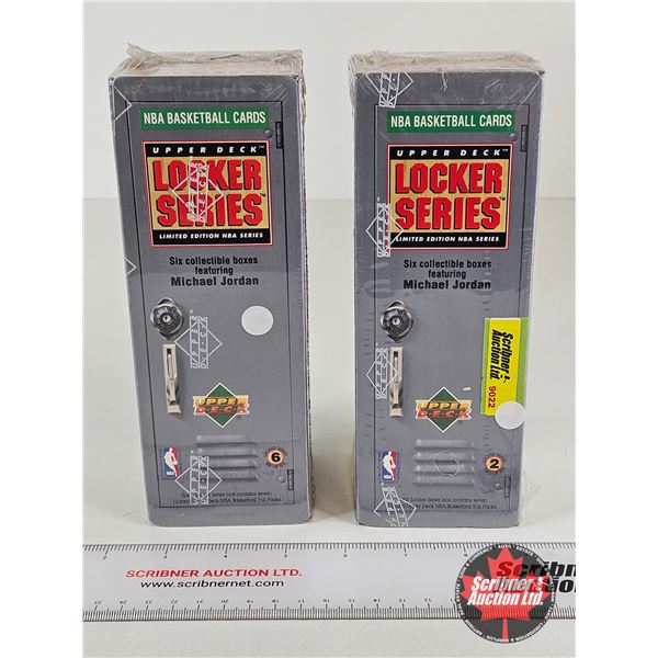 NBA Basketball Cards Upper Deck Locker Series (2) : Limited Edition NBA Series Six Collectible Boxes