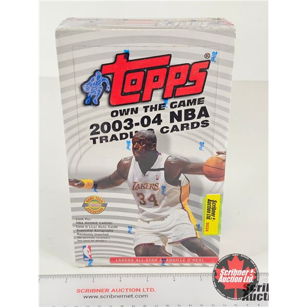 2003-04 NBA Trading Cards Topps : Lakers All-Star Shaquille O'Neal (Unopened) (Certified NBA)