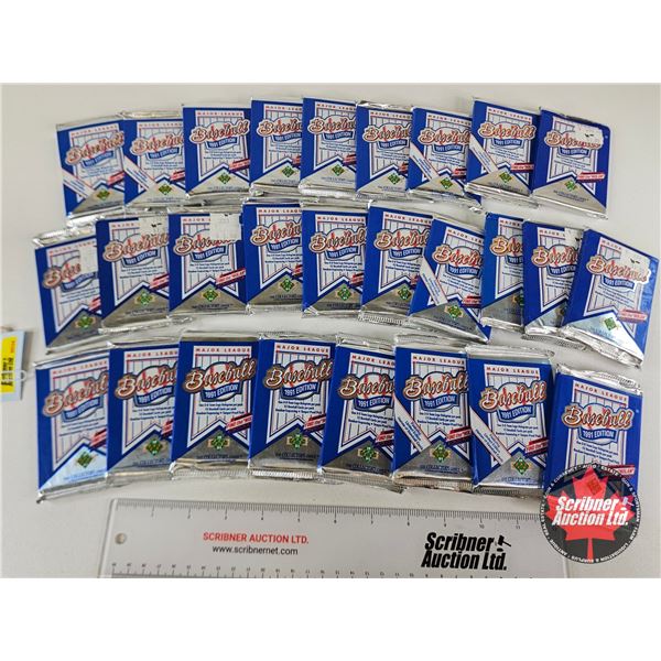 1991 MLB Upper Deck Heroes of Baseball Cards (27 Pkgs) : The Collector's Choice (Unopened)
