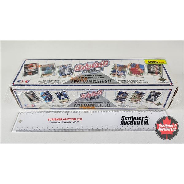 1991 Upper Deck Complete Set Baseball Cards (Unopened)