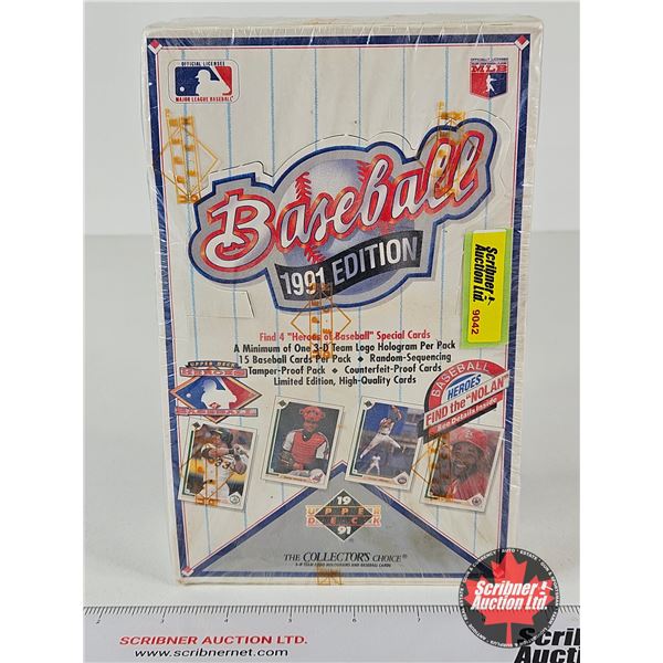 1991 MLB Upper Deck Baseball Cards : The Collector's Choice (Unopened)