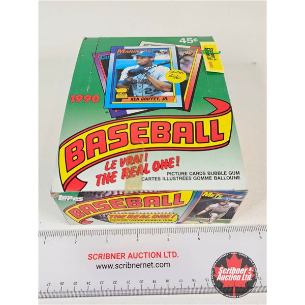 1990 Topps Baseball Picture Cards : Bubble Gum (Unopened)