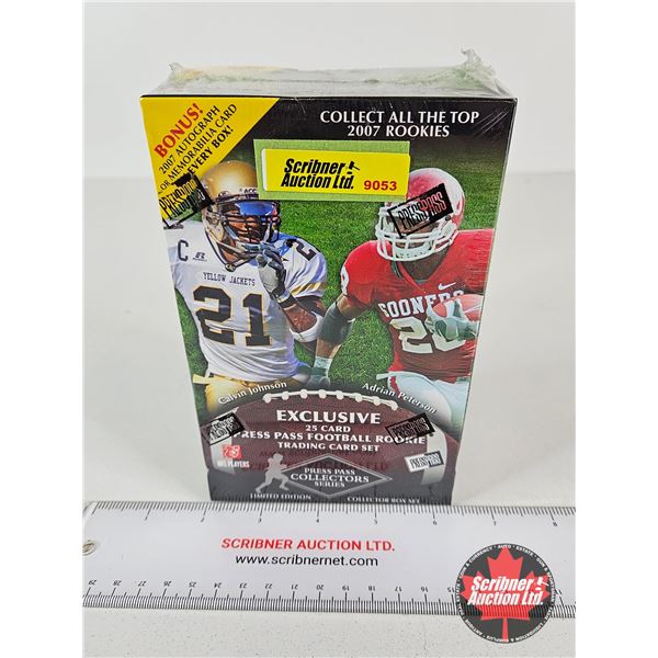 2007 Press Pass Football Rookie Trading Card Set : Collectors Series (Unopened)
