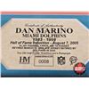 Image 4 : Framed & Matted Photo : DAN MARINO : Miami Dolphins 1983 - 1999 : Hall of Fame Induction 2005 : (COA