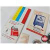 Image 6 : Vintage CFL Memorabilia : Incl. - Buttons - Handbook - 1954 CFL Book