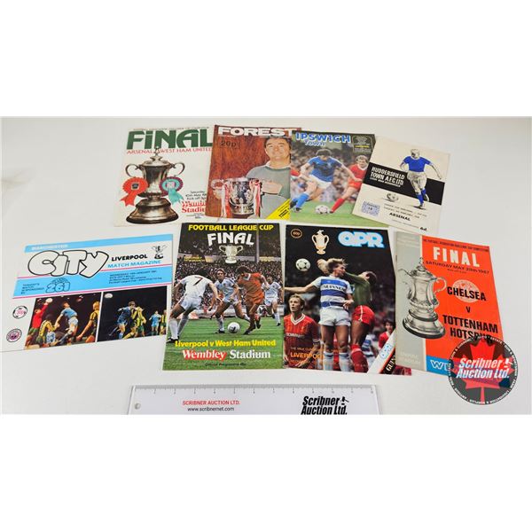 Vintage Soccer Programs (8) : - Chelsea V Tottenham Hotspur - Football League Cup Final Wembley Sta
