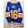 Image 1 : Autographed Hockey Jersey : Brett Hull St. Louis (Size XL) (Certified Beckett)