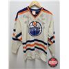 Image 1 : Autographed Hockey Jersey : Oilers (Size Sm) (No COA) - Bill Guerin - Kevin Lowe - Todd Marchant - B
