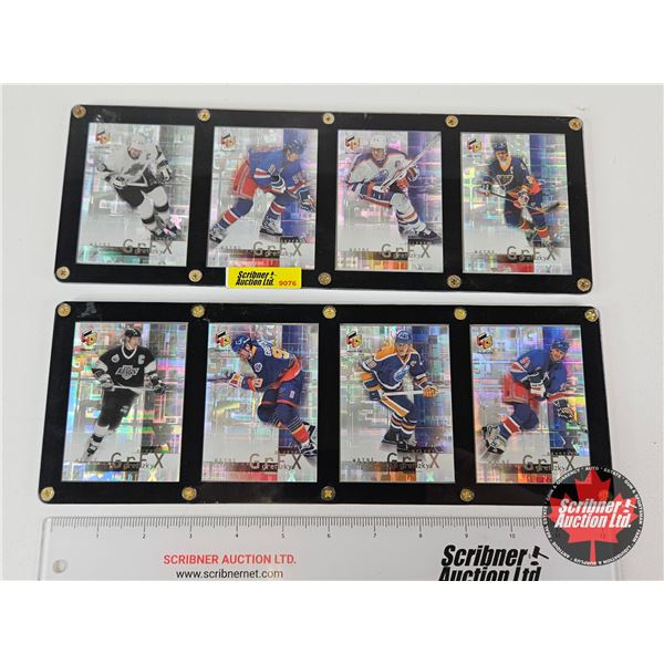 1999-00 Upper Deck HoloGrFX Cards Multi-Card Display (2) : Wayne Gretzky