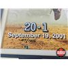 Image 7 : Framed & Matted Photo : ROGER GLEMENS :  Yankees  "Final 2001 Record" (COA : The Highland Mint) (Lim