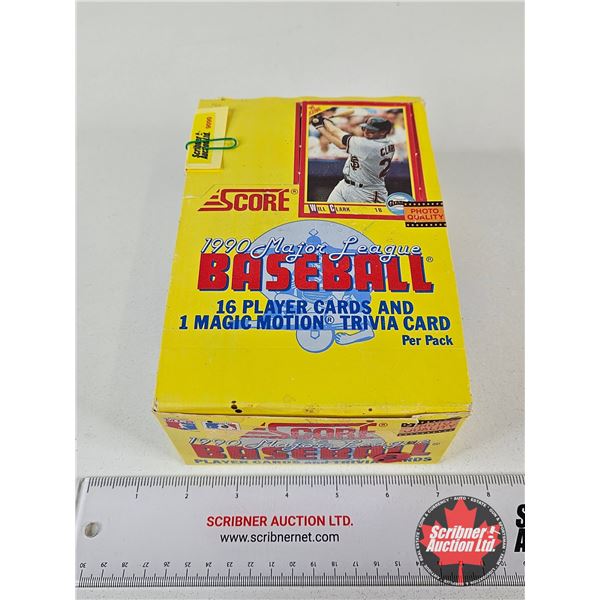 1990 Score Major League Baseball Trading Cards