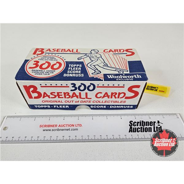 BASEBALL CARDS : A Woolworth Exclusive : Topps : Fleer : Score : Donruss "Original Out of Date Colle