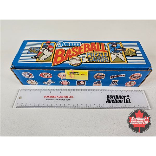 Donruss Baseball Puzzle & Cards (12 Unopened Packs) & More