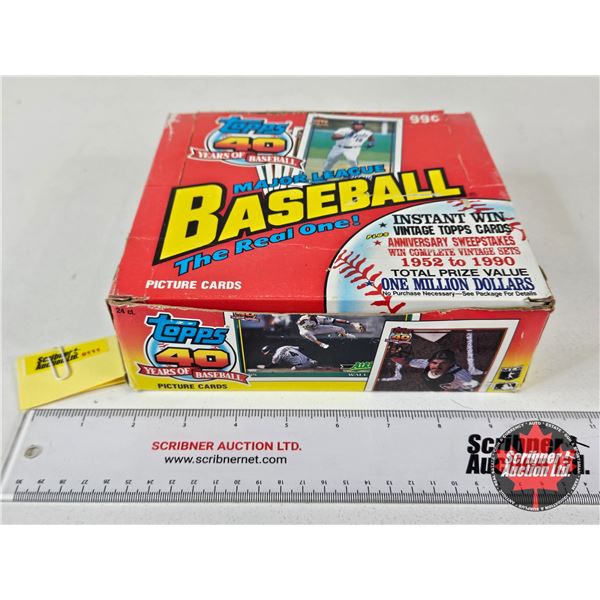 Topps Major League Baseball Cards : 40 Years of Baseball (Display Box Lot with Contents / Individual