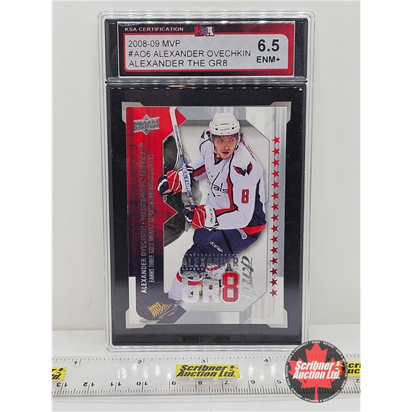 2008-09 MVP #A06 Alexander Ovechkin Alexander the Gr8 : Washington Capitals (Certified KSA 6.5 ENM+)