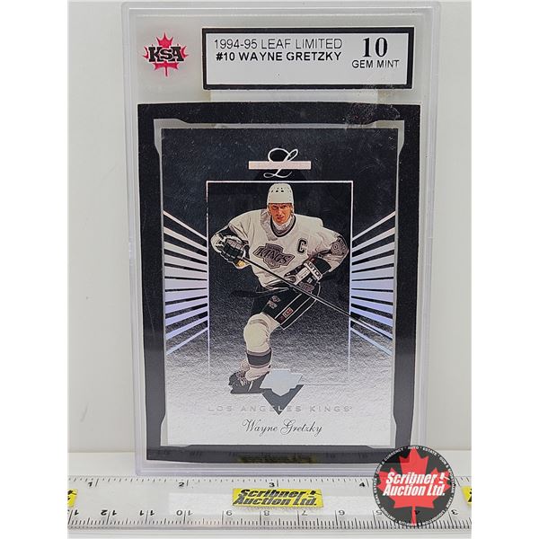 1994-95 Leaf Limited #10 Wayne Gretzky : Los Angeles Kings (Certified KSA 10 GEM MINT)