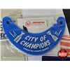 Image 2 : Edmonton Oilers Group : - Vintage Oilers Banners - City of Champions Sun Buster - Posters for Cross 