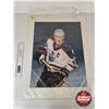 Image 1 : Poster with Print of Wayne Gretzky Painting : Edmonton Oilers  (Measures : 29"H x 22"W)