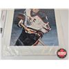 Image 3 : Poster with Print of Wayne Gretzky Painting : Edmonton Oilers  (Measures : 29"H x 22"W)