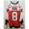 Image 1 : Autographed Hockey Jersey : Cam York Flyers (Size Unknown) (Certified JSA)