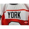 Image 4 : Autographed Hockey Jersey : Cam York Flyers (Size Unknown) (Certified JSA)