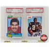 Image 1 : - 1990 Topps #381 Junior Seau : San Diego Chargers (Certified PSA GEM MT 10)  - 2001 Victory #416 La