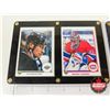 Image 2 : NHL Hockey Cards in Display Cases ( 2 Cases) - Wayne Gretzky - Patrick Roy