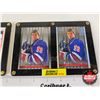 Image 3 : NHL Hockey Cards in Display Cases ( 2 Cases) - Wayne Gretzky - Patrick Roy