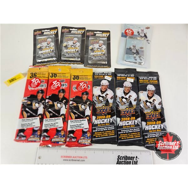 Upper Deck Hockey Card Packs (10) (Unopened) - 2007-08 - 2008=09