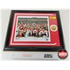 Image 1 : Framed & Matted Photo : VANCOUVER 2010 Olympic Champions : Canadian Women's Hockey Team c/w 24kt Gol