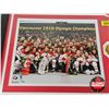 Image 2 : Framed & Matted Photo : VANCOUVER 2010 Olympic Champions : Canadian Women's Hockey Team c/w 24kt Gol
