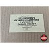Image 7 : Framed & Matted Photo : VANCOUVER 2010 Olympic Champions : Canadian Women's Hockey Team c/w 24kt Gol
