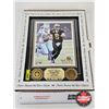 Image 1 : Framed & Matted Photo : DREW BREES : SAINTS (COA : The Highland Mint) (Limited Edition 34 of 1000) c