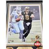Image 2 : Framed & Matted Photo : DREW BREES : SAINTS (COA : The Highland Mint) (Limited Edition 34 of 1000) c