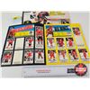 Image 10 : NHL Hockey Group : - 1980's Wayne Gretzky Oilers Stickers in Sleeves (8) - Sticker Books (5) Incl: 1