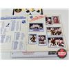 Image 12 : NHL Hockey Group : - 1980's Wayne Gretzky Oilers Stickers in Sleeves (8) - Sticker Books (5) Incl: 1