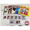 Image 1 : NHL Hockey Group : - 1980's Wayne Gretzky Oilers Stickers in Sleeves (8) - Sticker Books (5) Incl: 1