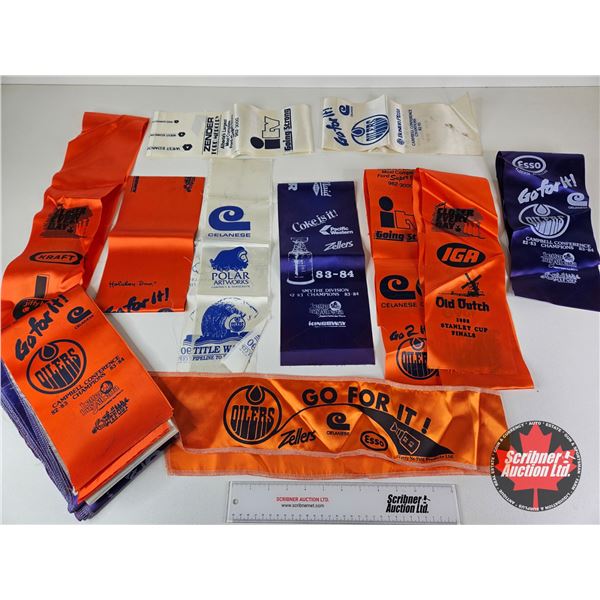 1980's Edmonton Oilers Rally Sashes (Variety)
