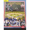 Image 2 : Framed & Matted Photo : 2016 WORLD SERIES : Banner Raising & Ring Ceremony 2017 : Chicago Cubs (COA 